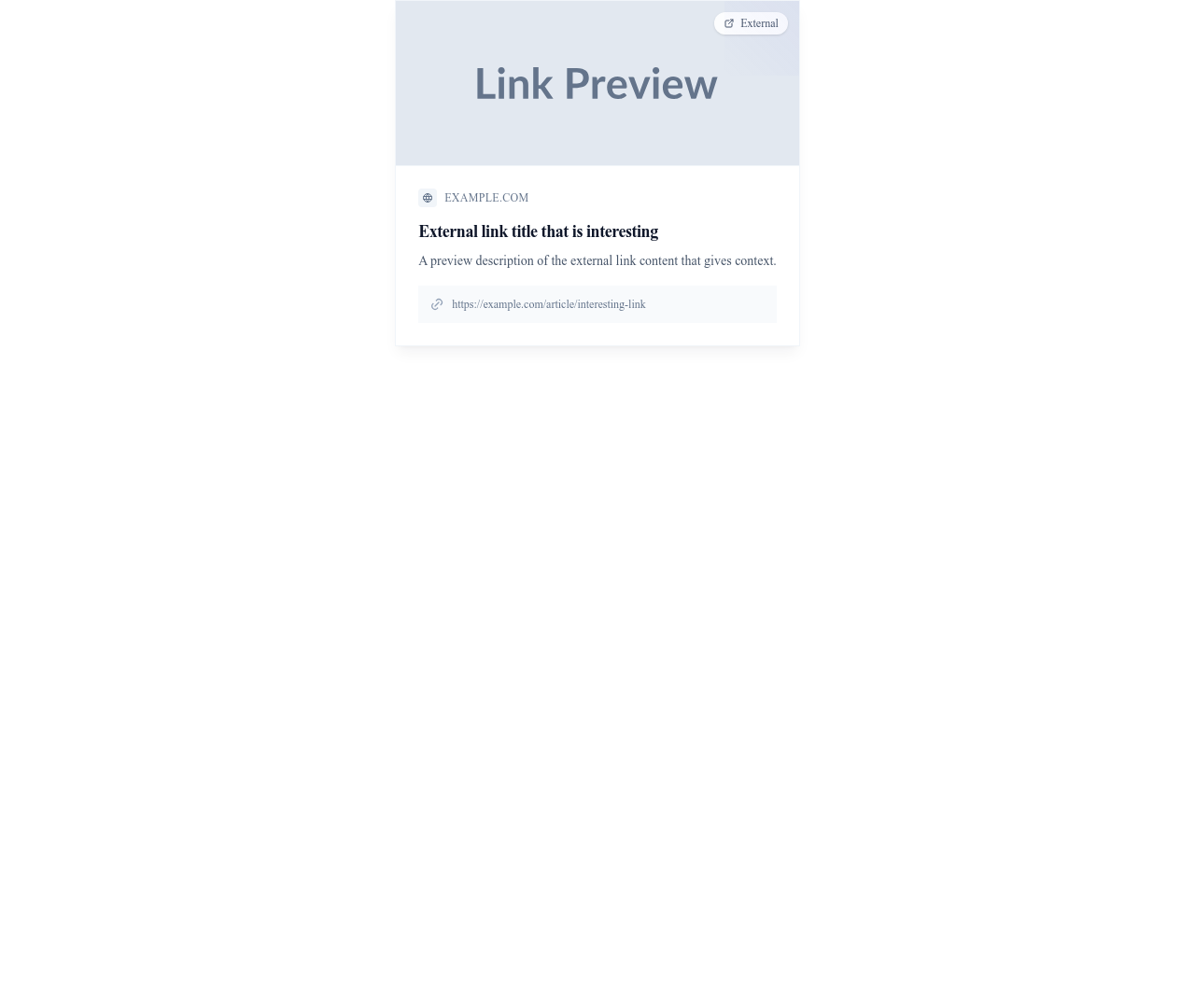 Screenshot of Blog Card Link template