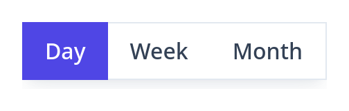 Screenshot of Button Group template