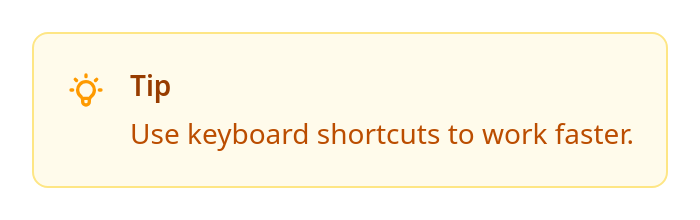 Screenshot of Callout Tip template