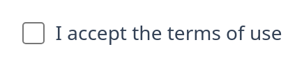 Screenshot of Checkbox Label template
