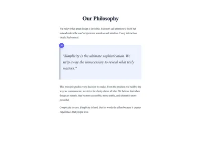 Screenshot of Content Text Highlight template