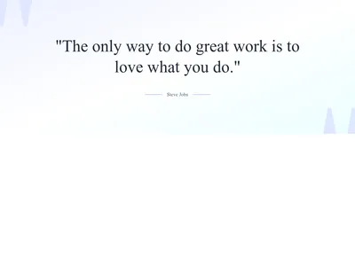 Screenshot of Content Text Quote Large template