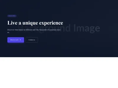 Screenshot of CTA Image Background template