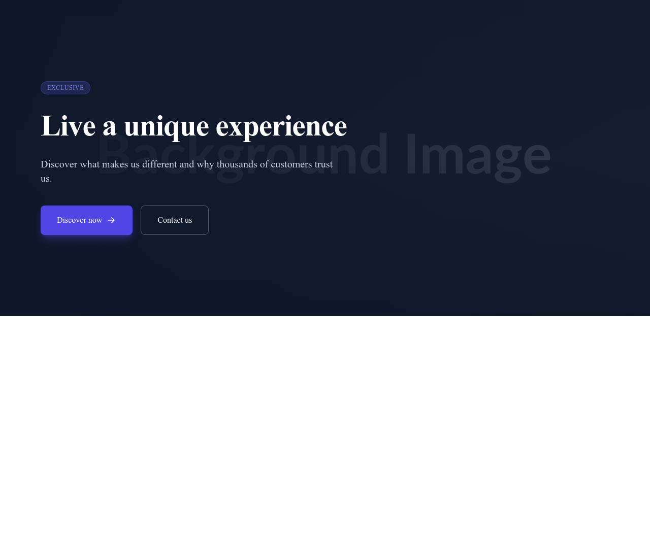 Screenshot of CTA Image Background template
