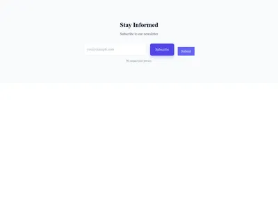 Screenshot of Form Inline template