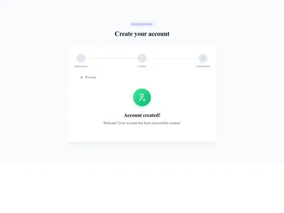 Screenshot of Form Wizard template