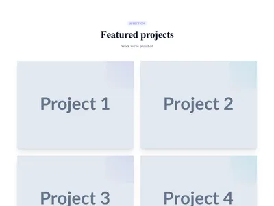 Screenshot of Gallery Grid 2 Columns template