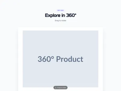 Screenshot of Gallery 360 View template