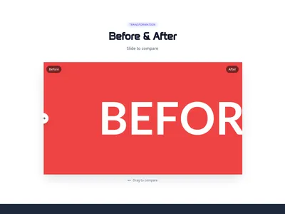 Screenshot of Gallery Before/After template