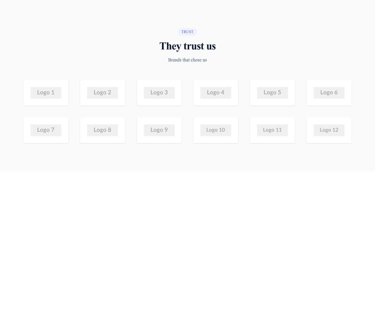 Screenshot of Gallery Client Logos template