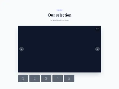 Screenshot of Gallery Thumbnails template