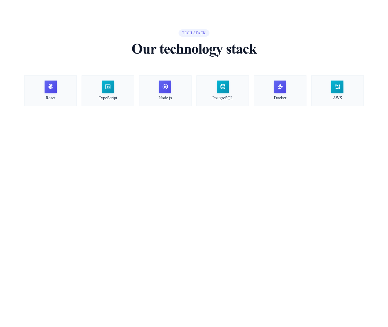 Screenshot of Grid 6 Columns template