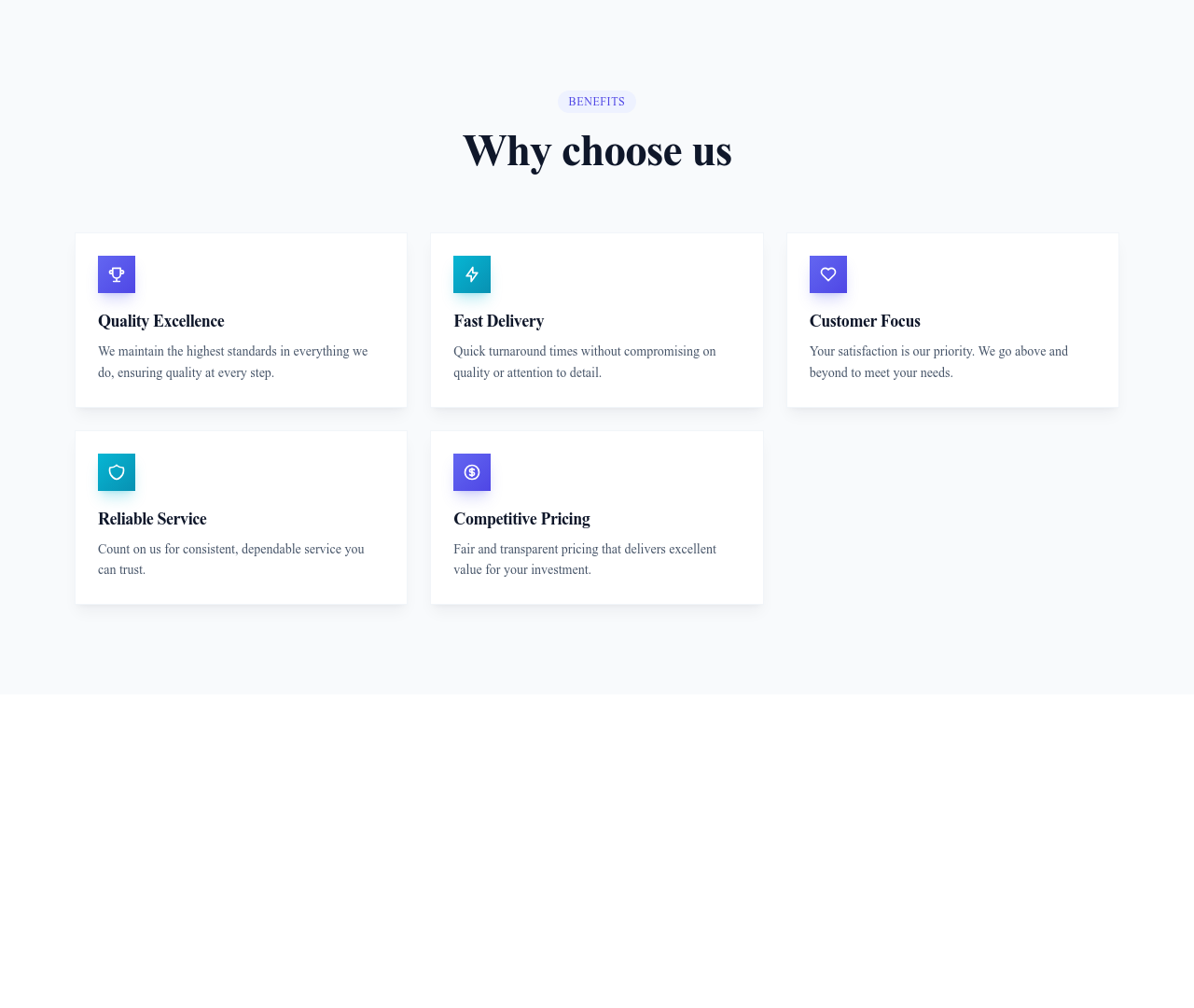 Screenshot of Grid Auto Fit template