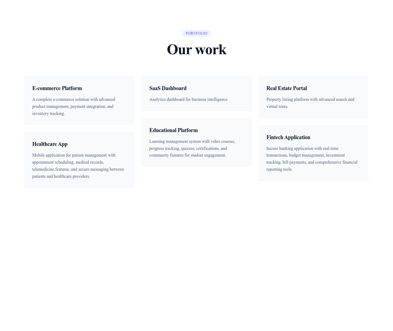 Screenshot of Grid Masonry template