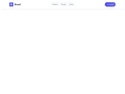 Screenshot of Header Blur template