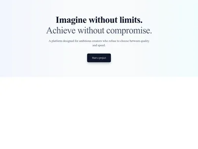 Screenshot of Hero Simple Split Title template