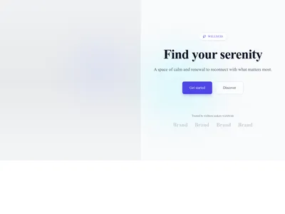 Screenshot of Hero Video Ambient template