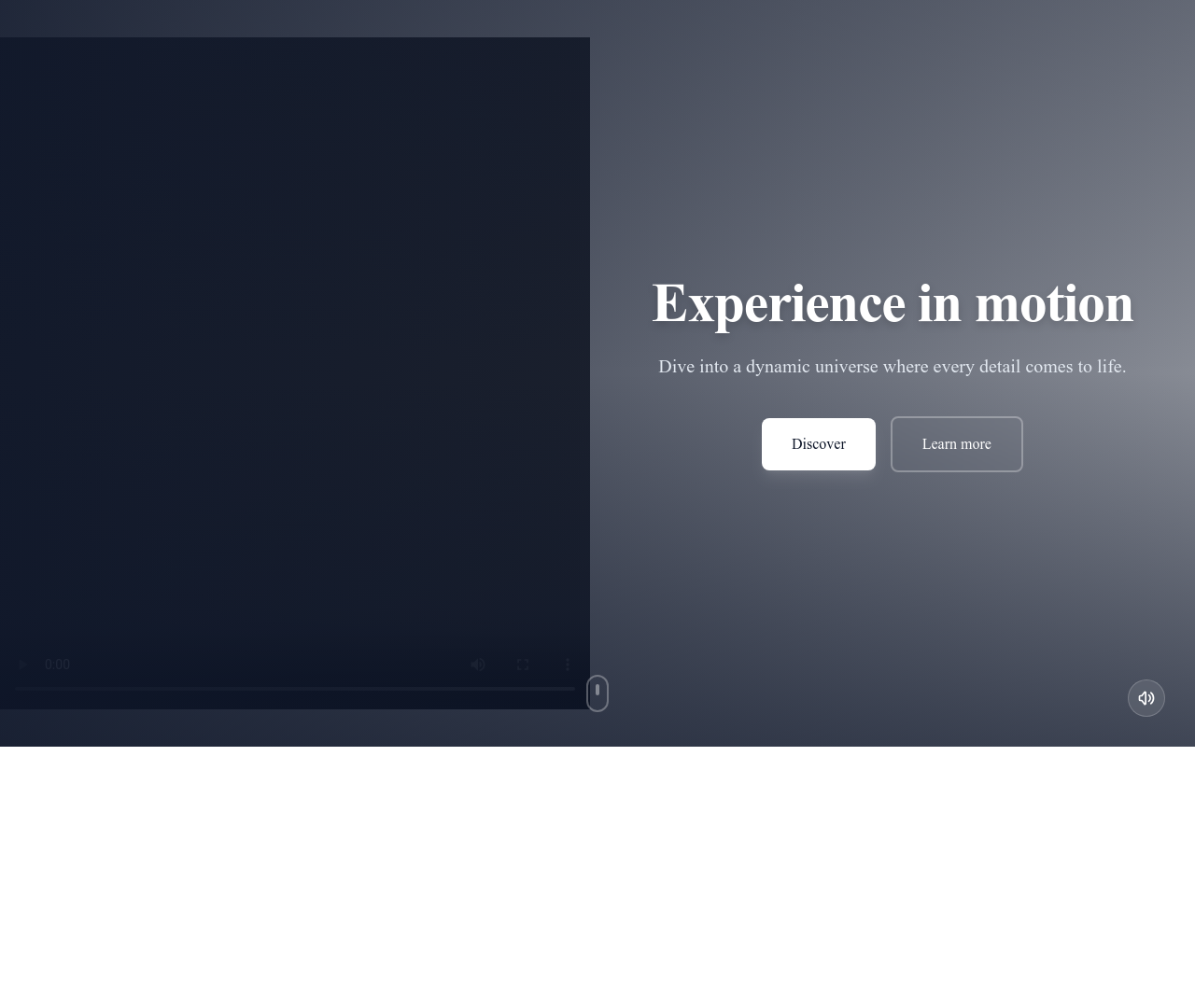 Screenshot of Hero Video Background template