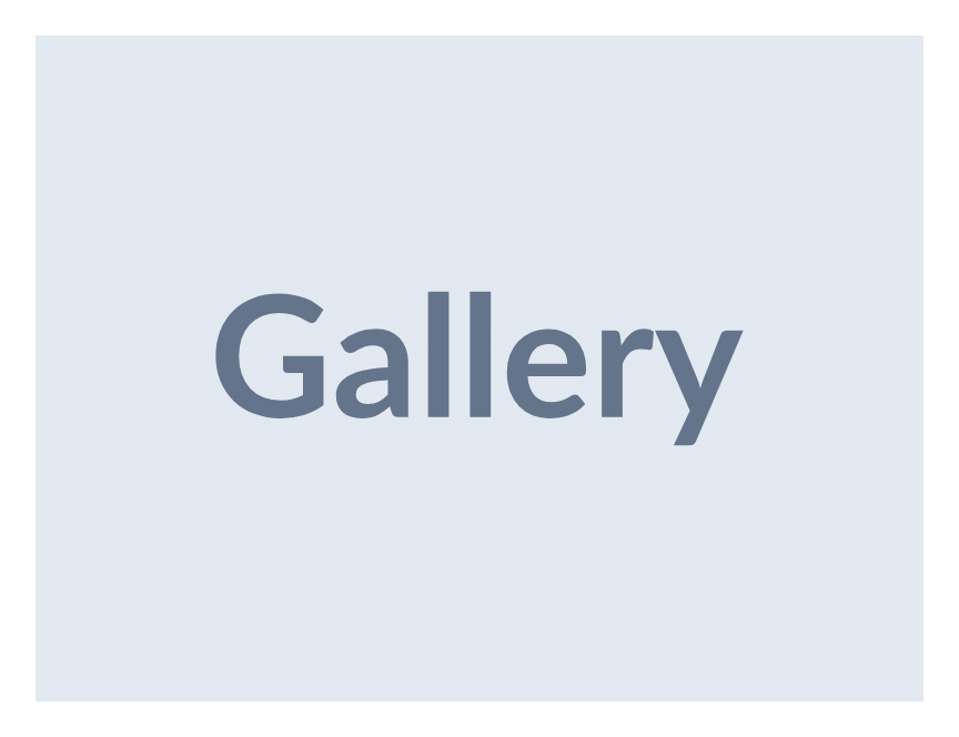 Screenshot of Image Gallery template