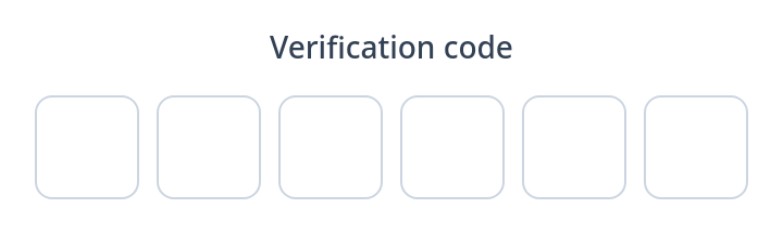 Screenshot of Input OTP template