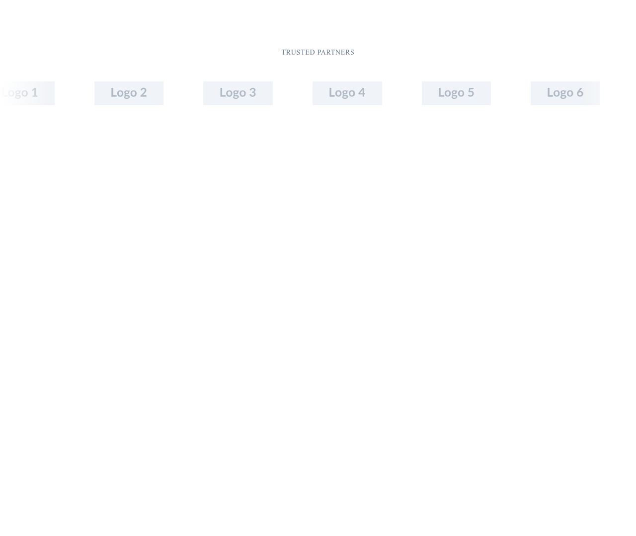 Screenshot of Logos Carousel Pause on Hover template