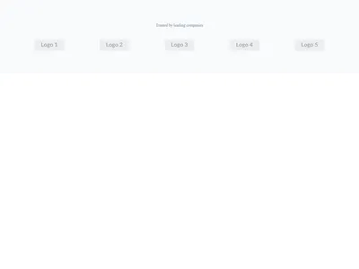 Screenshot of Logos Grid 5 Columns template