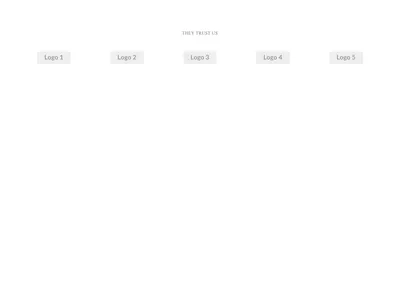 Screenshot of Logos Grid Grayscale template
