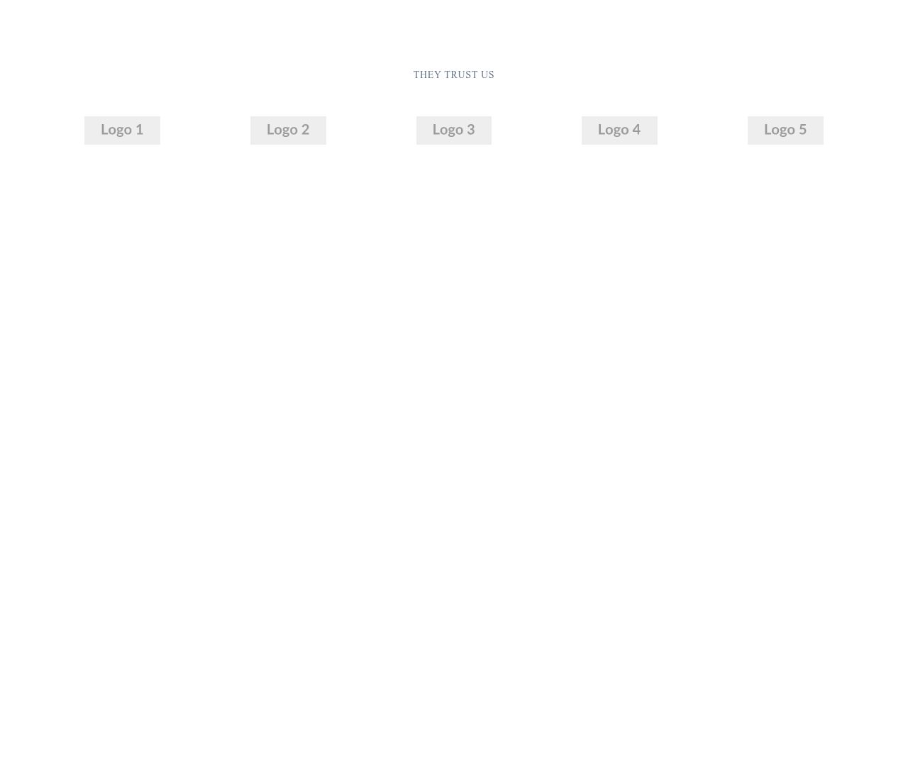 Screenshot of Logos Grid Grayscale template