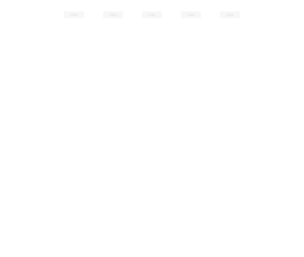 Screenshot of Logos Section Minimal template