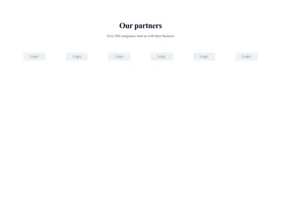 Screenshot of Logos With Title template