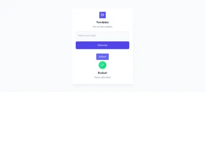 Screenshot of Newsletter Stacked template
