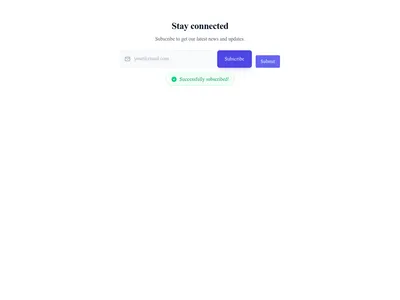 Screenshot of Newsletter With Icon template