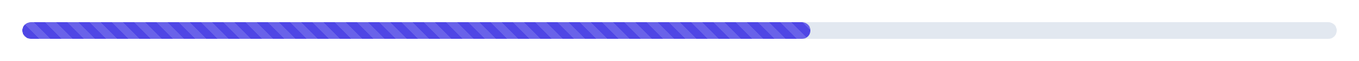 Screenshot of Progress Bar Striped template
