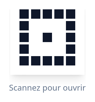 Screenshot of QR Code template
