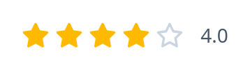 Screenshot of Rating Stars Display template