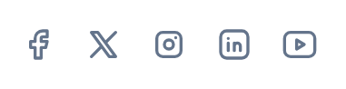 Screenshot of Social Icons Row template