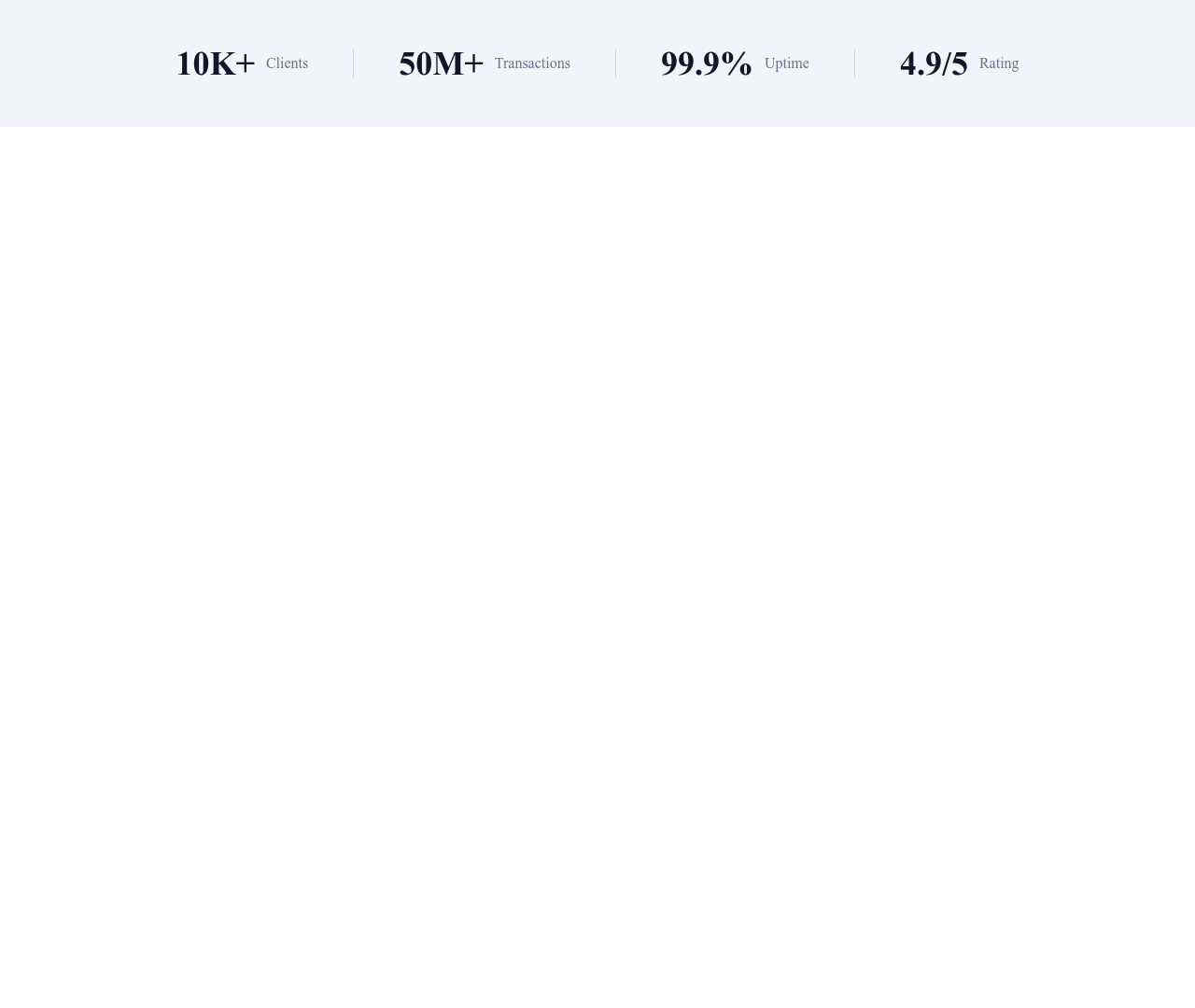 Screenshot of Stats Inline Row template