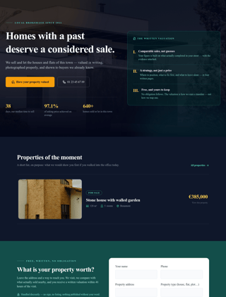 Real estate module, night design