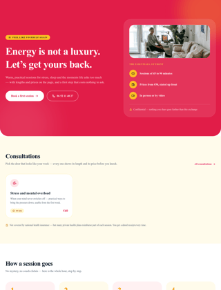 Therapist module, colour design