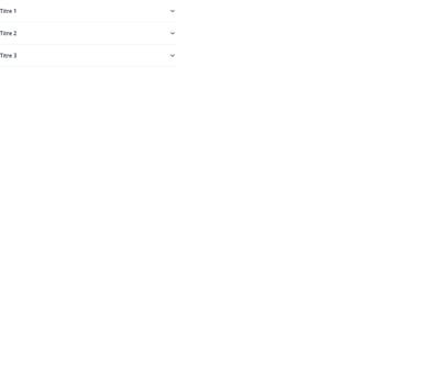 Screenshot of Accordion Flush template