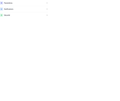 Screenshot of Accordion Icon Left template