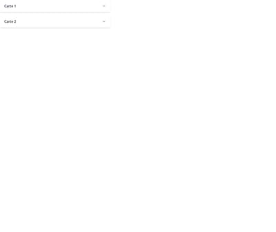 Screenshot of Accordion Separated template