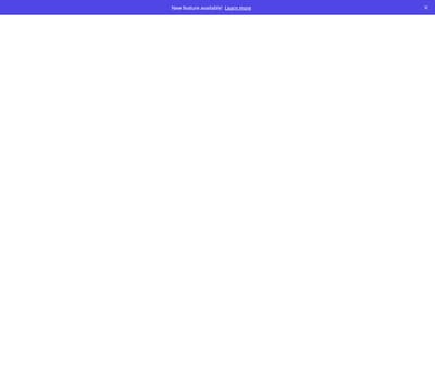 Screenshot of Banner Announcement template