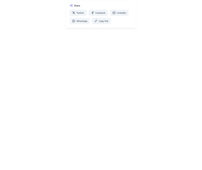 Screenshot of Blog Share Buttons template