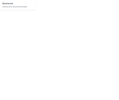 Screenshot of Card Basic template