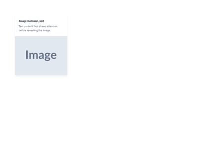 Screenshot of Card Image Bottom template