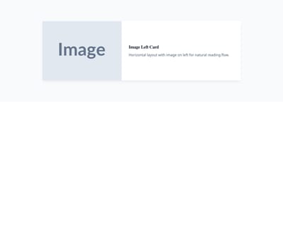 Screenshot of Card Image Left template