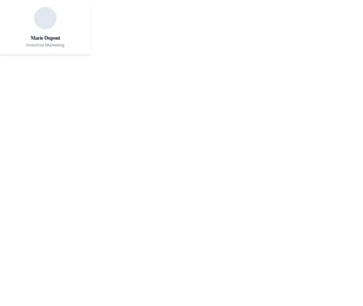 Screenshot of Card User Simple template