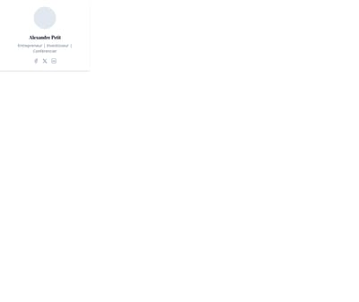 Screenshot of Card User Social template