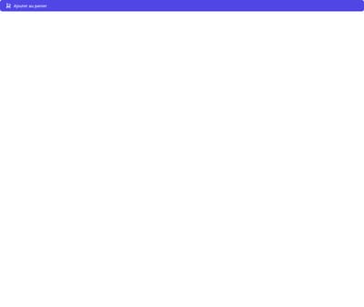 Screenshot of Cart Button template